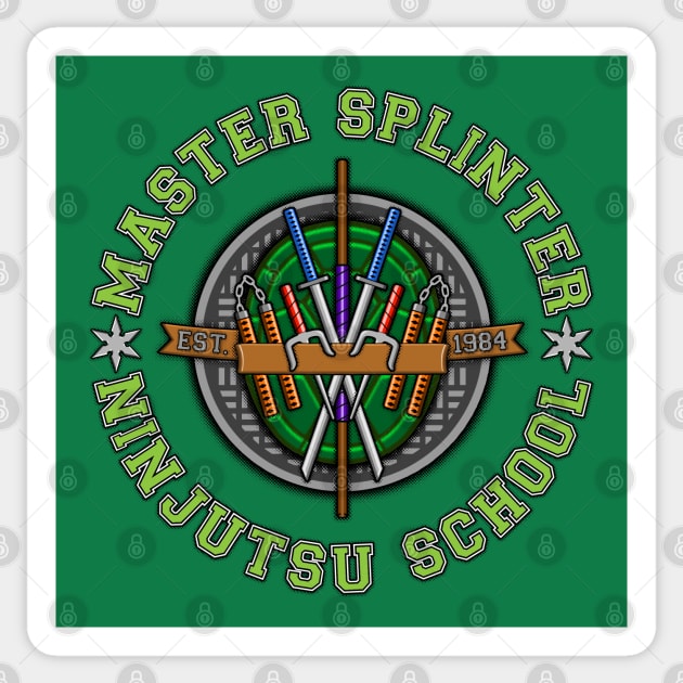 Master Splinter's Ninjutsu School Sticker by DrRoger